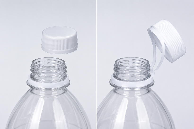 traditional-bottle-caps-vs-tethered-closures-pet-bottles